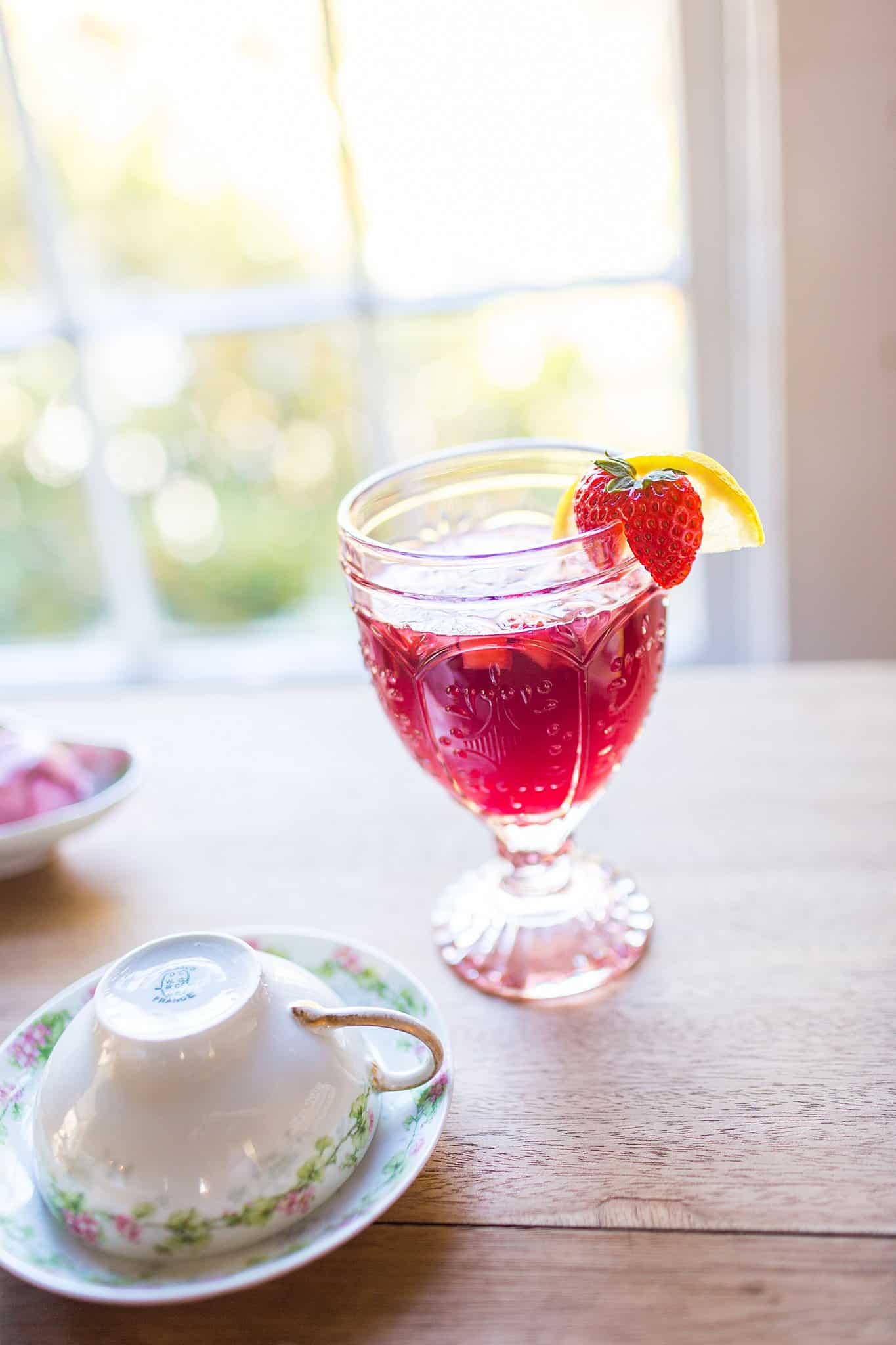 Simple Straawberry Lemonade Sangria Recipe