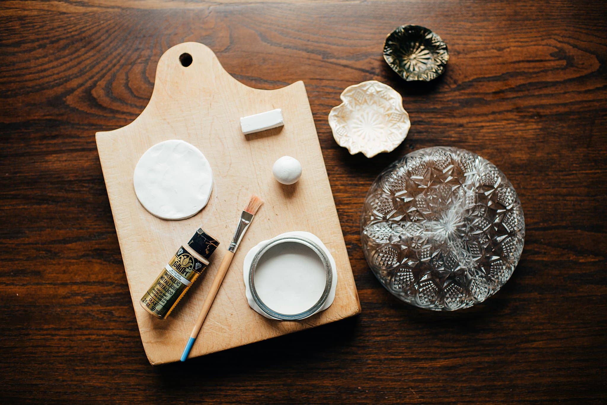 Supplies to Make a Custom Jewelry Dish