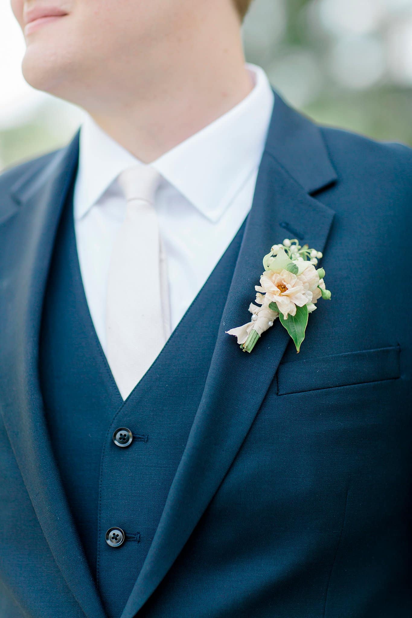 Boutonniere Blue Virginia Micro Wedding Intimate Event Big Day