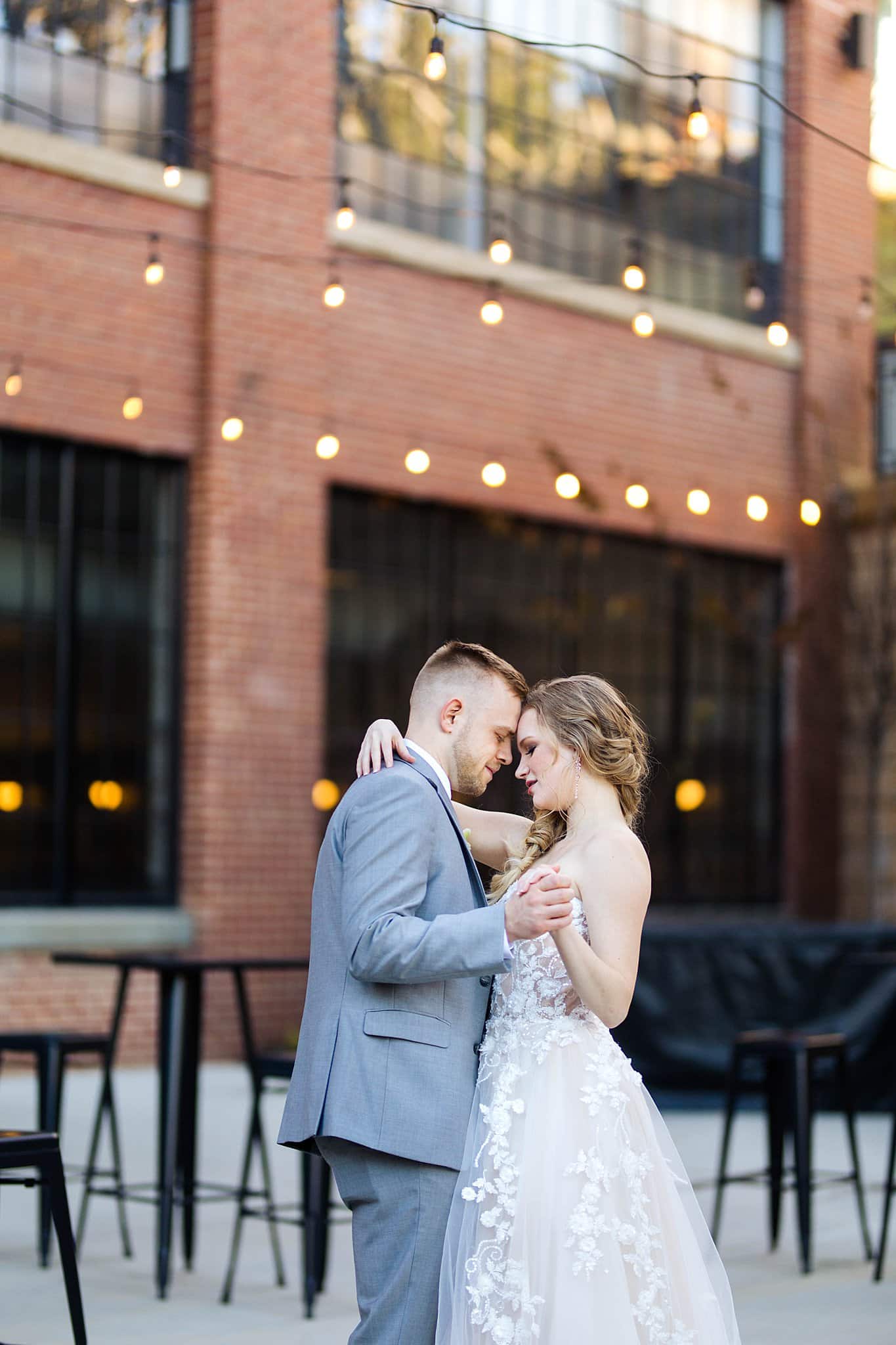 First Dance Pastel Charlottesville Virginia Wedding at The Wool Factory