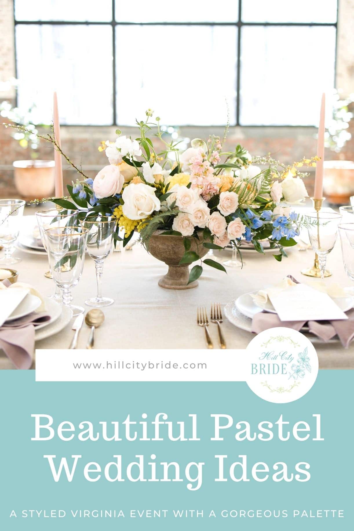 Pastel Color Palette for Weddings