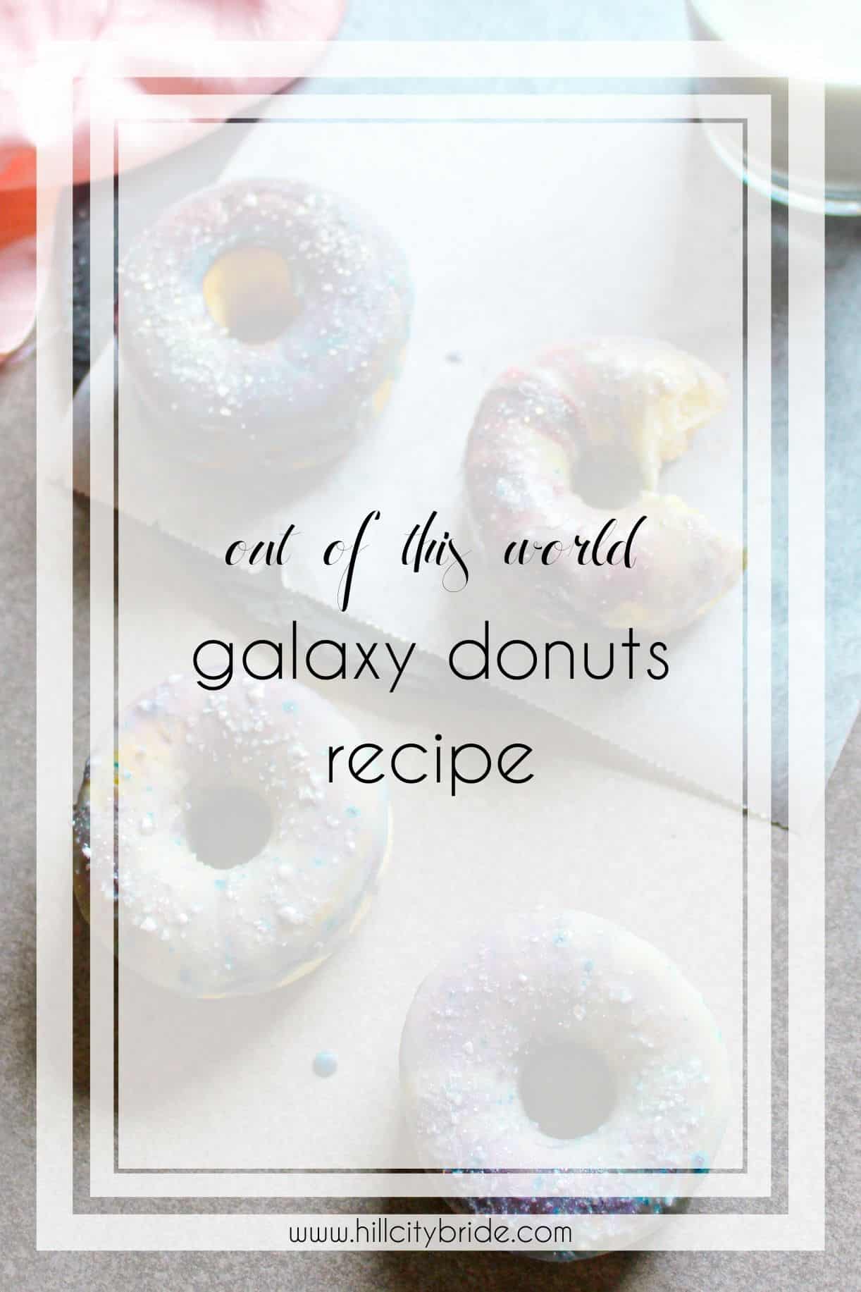 These Cute Galaxy Donuts are Out of This World for a Wedding Shower