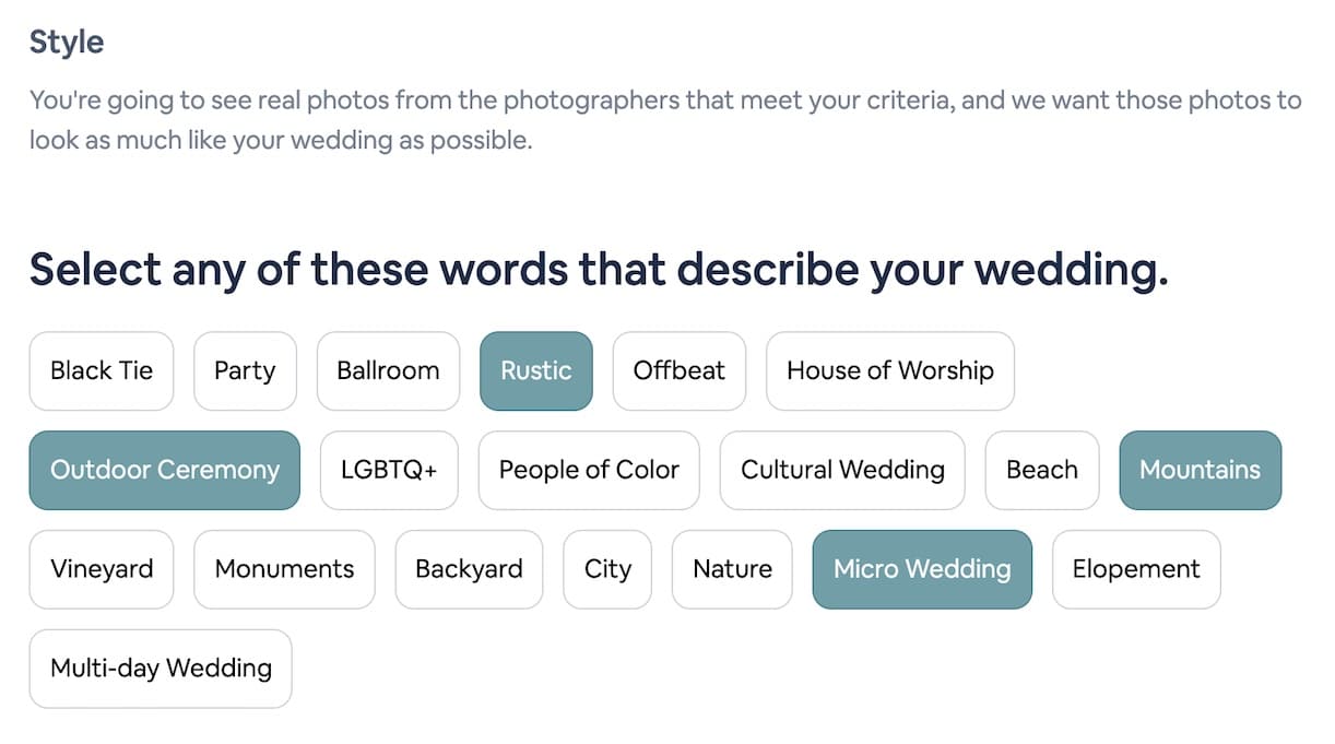 WedMatch Find Photographers in VA and DC