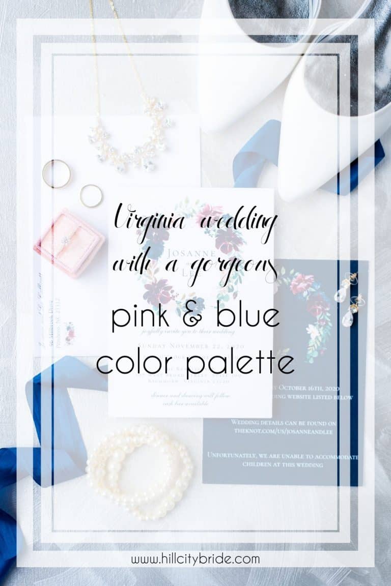 How to Have an Absolutely Perfect Pink and Blue Wedding Day