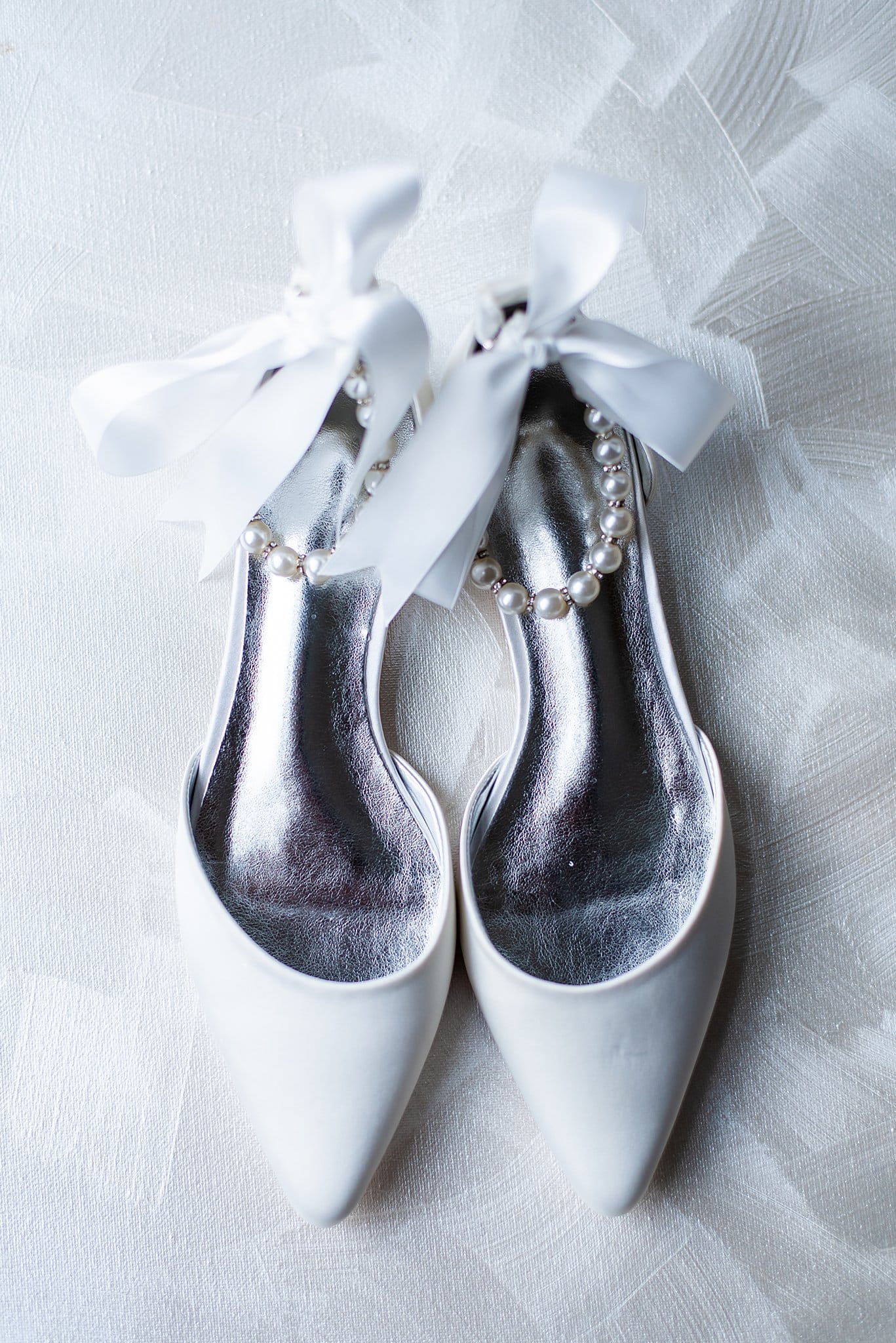 Pink and Blue Wedding Bridal Shoes