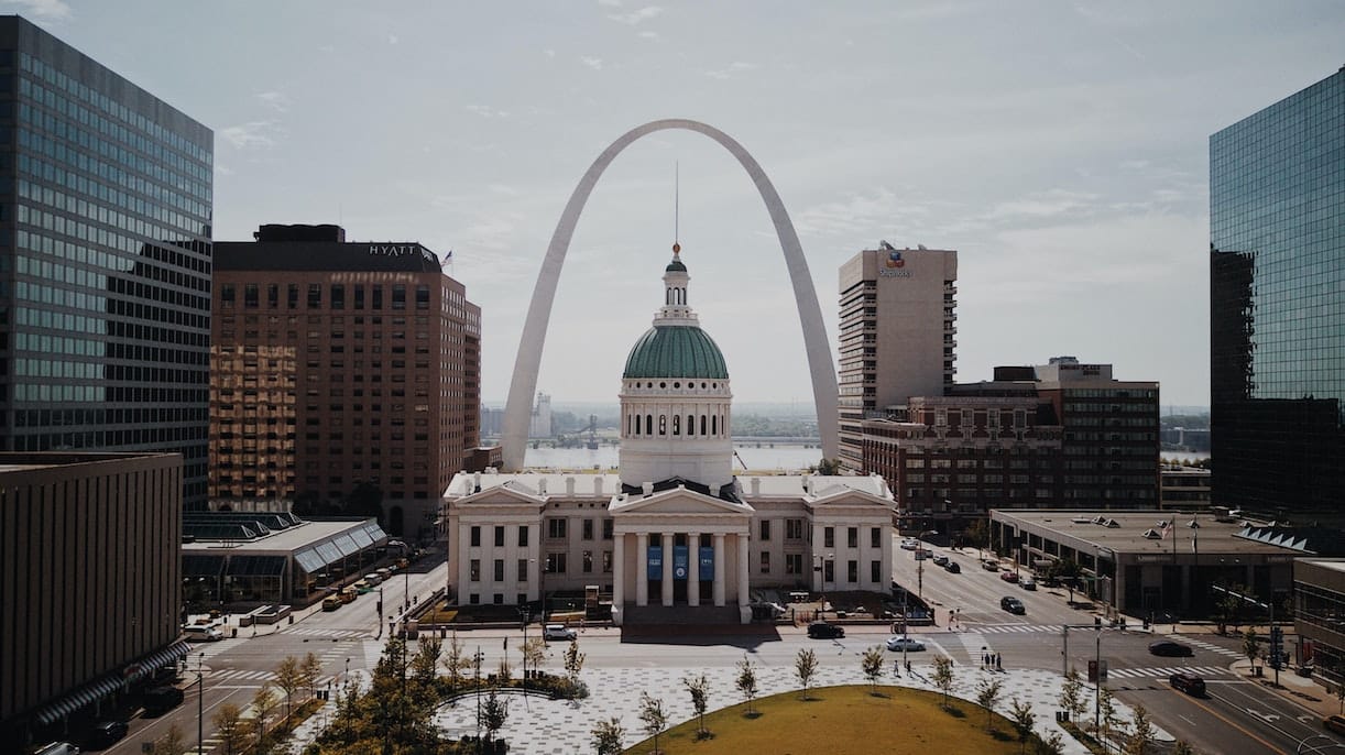 St Louis Missouri Arch Honeymoon