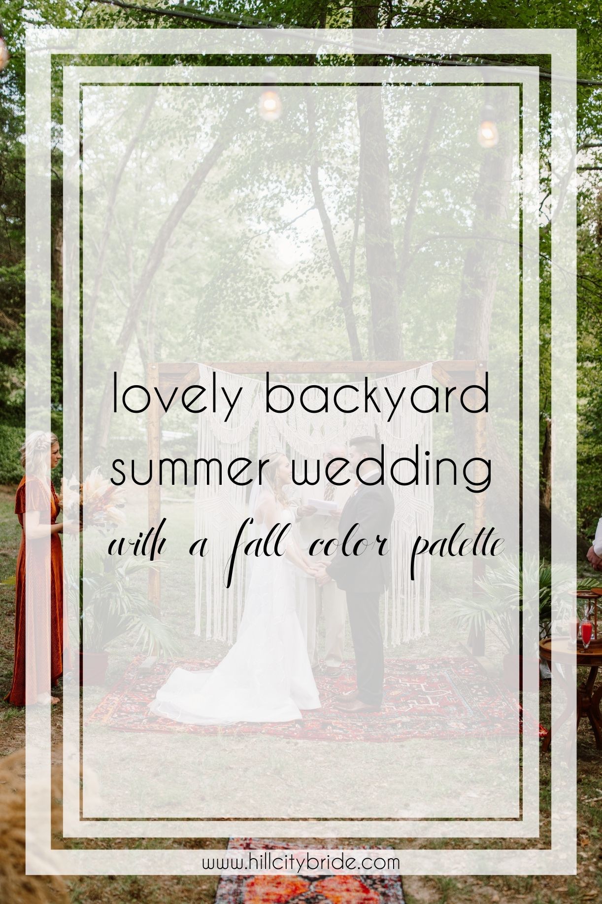 Planning a Backyard Wedding in Virginia
