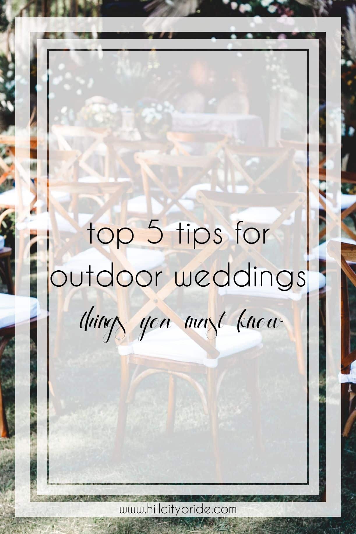 Top 5 Things You Need to Know About Outdoor Wedding Venues