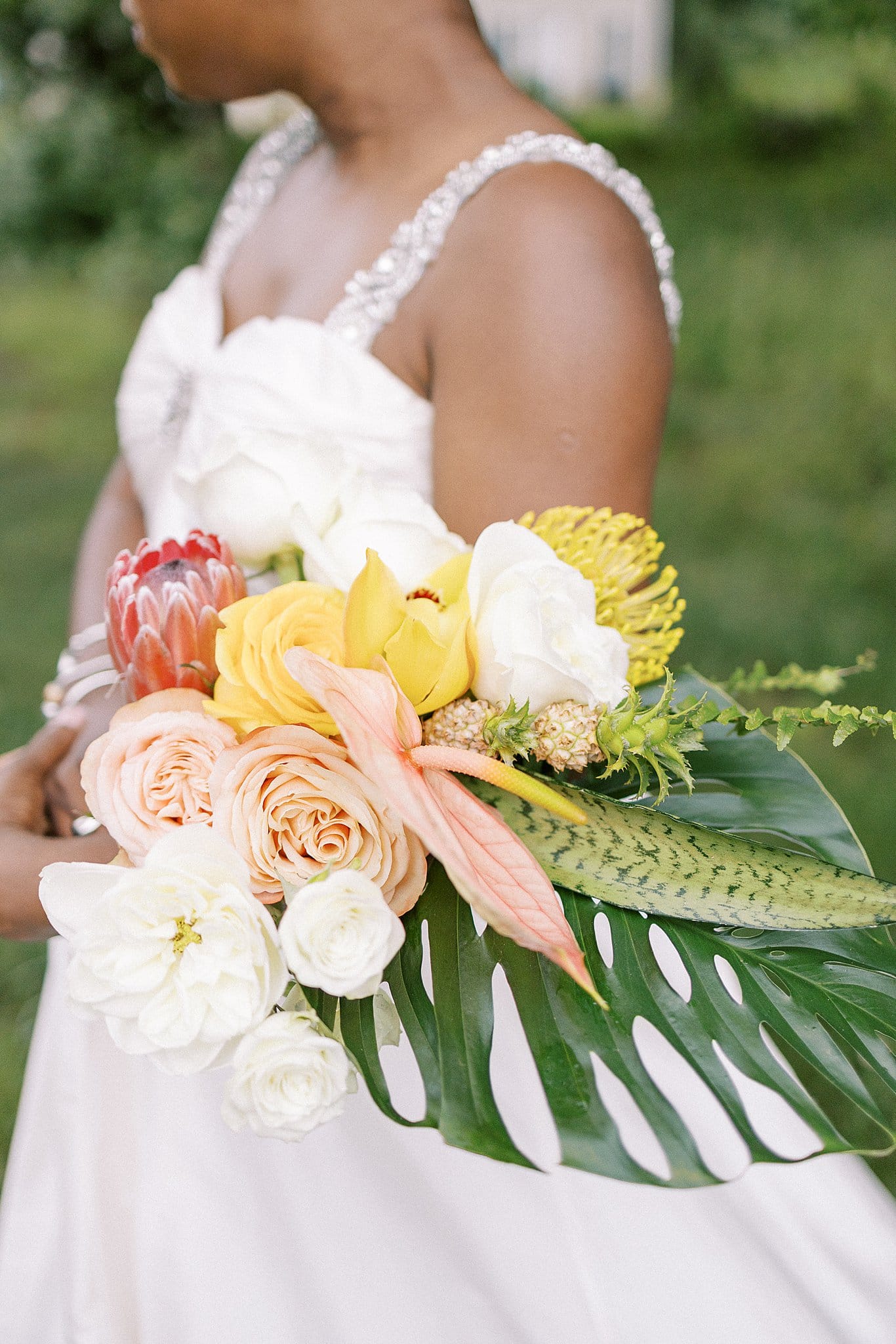 Lynchburg Virginia Tropical Wedding Bouquet