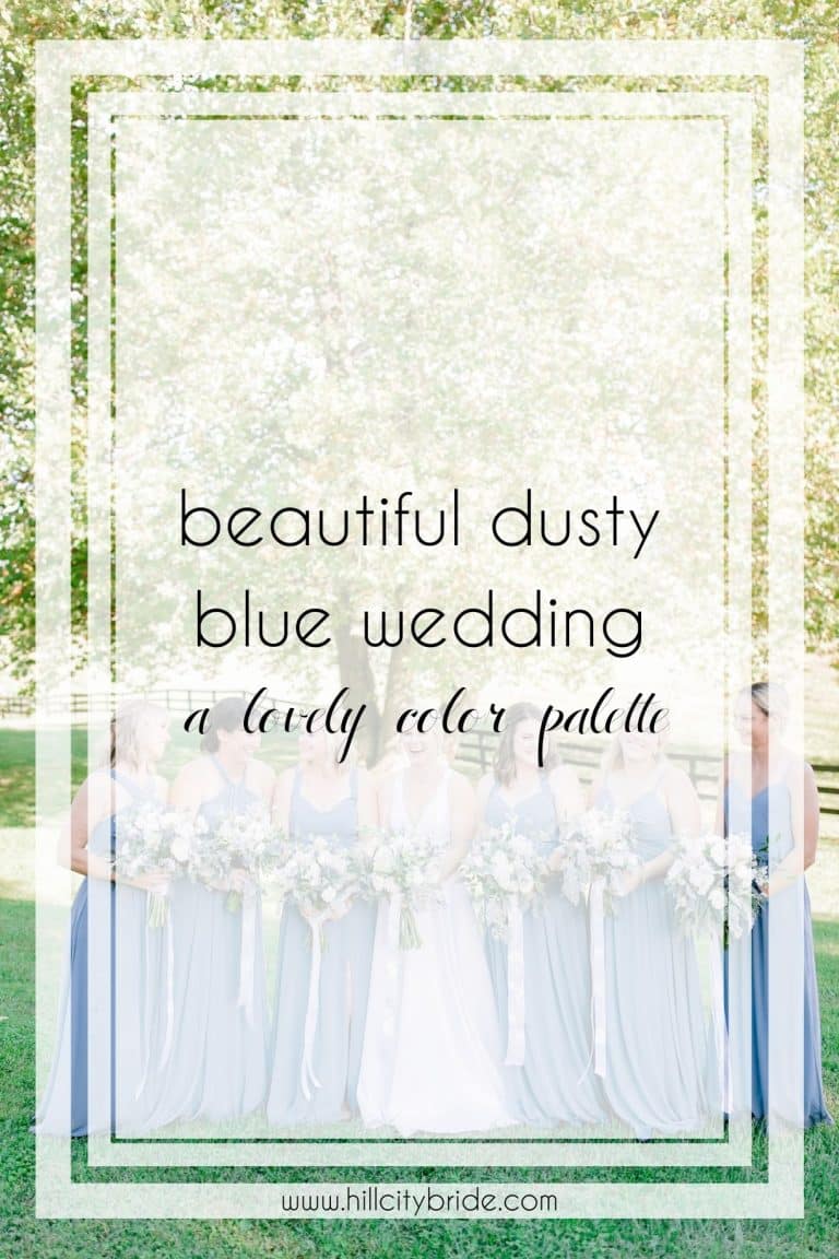 Use These Beautiful Dusty Blue Wedding Ideas for Your Big Day