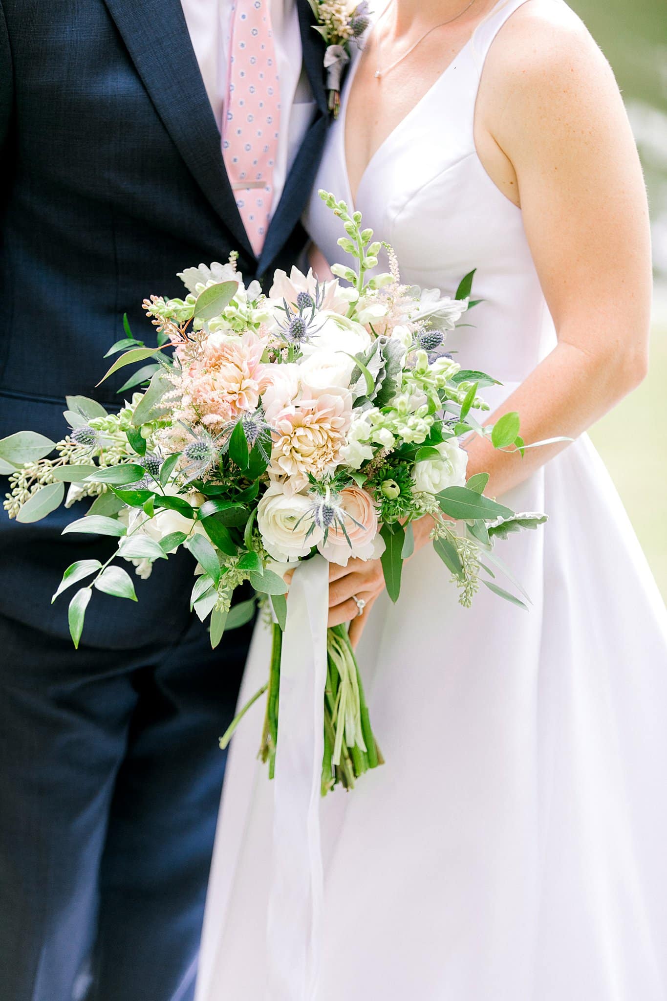 Dusty Blue Wedding in Virginia Bouquet