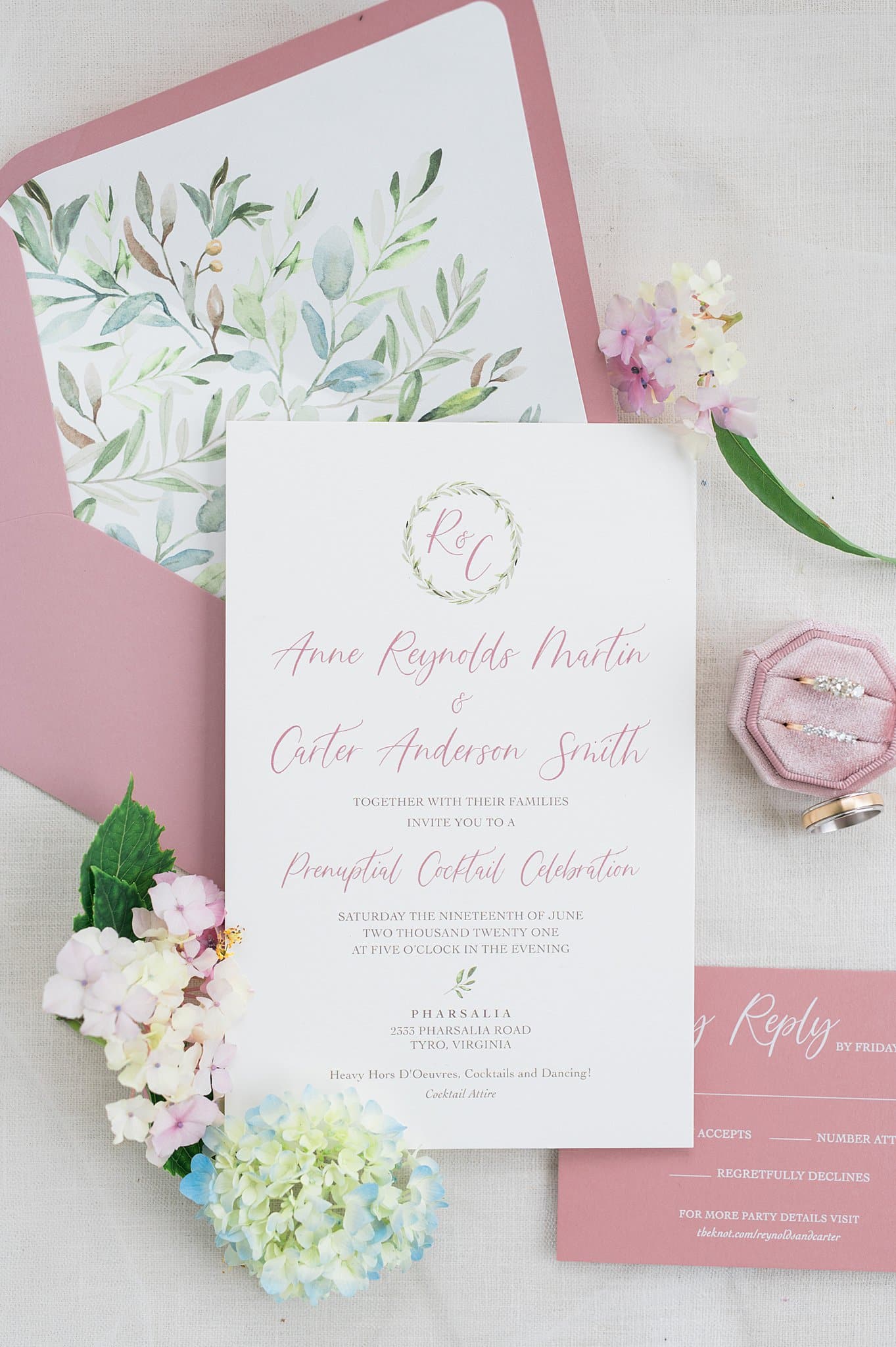 Pink Wedding Invitations