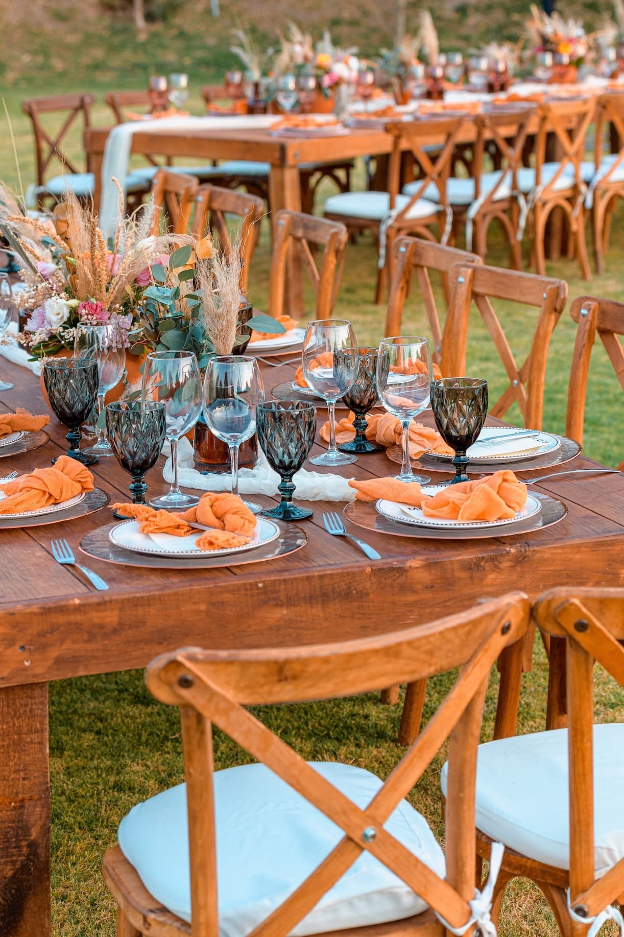 Wedding Reception Table Farm Outdoor