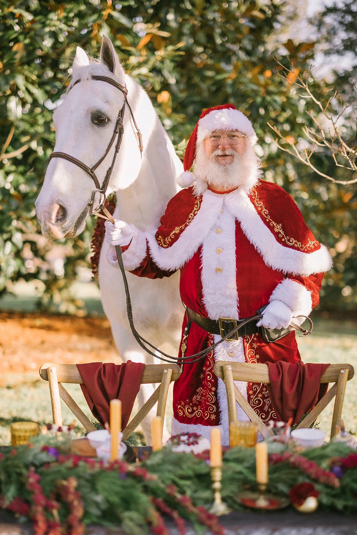 Christmas Wedding Inspiration in Virginia Weddings Santa Claus