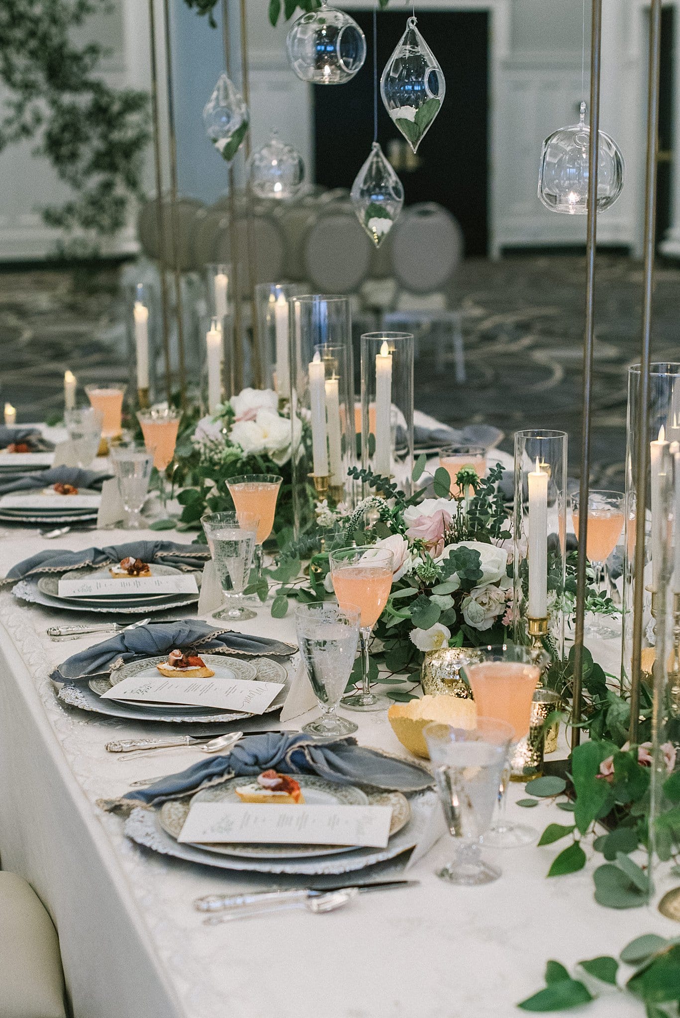 Tablescape with DIY Candle Bowls