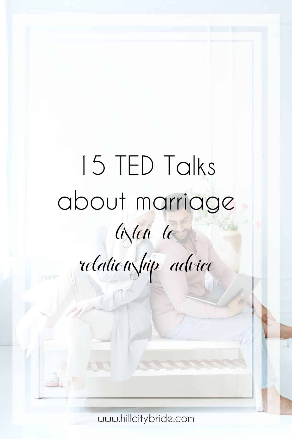 TED Talk Relationship Advice Suggestions