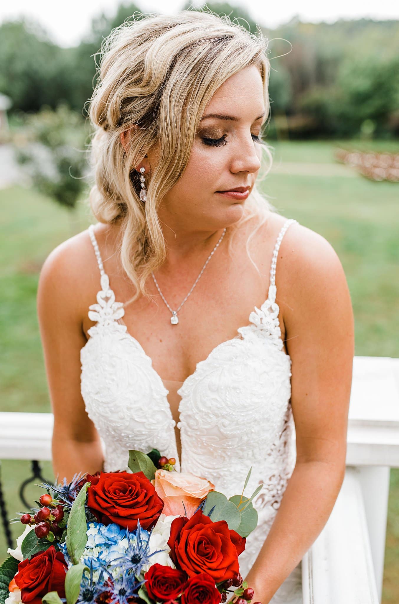 Red and Pink Wedding Theme Makeup Hair