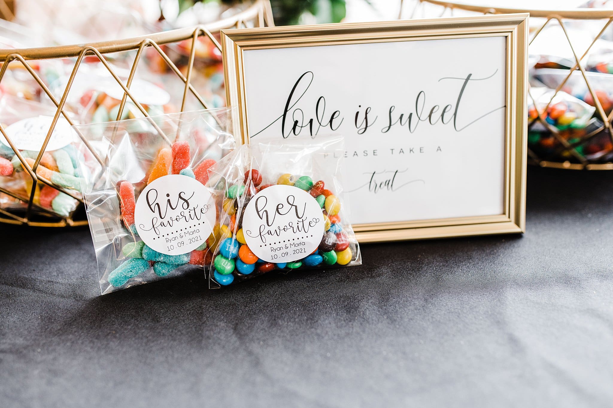 Red and Pink Wedding Theme Favor