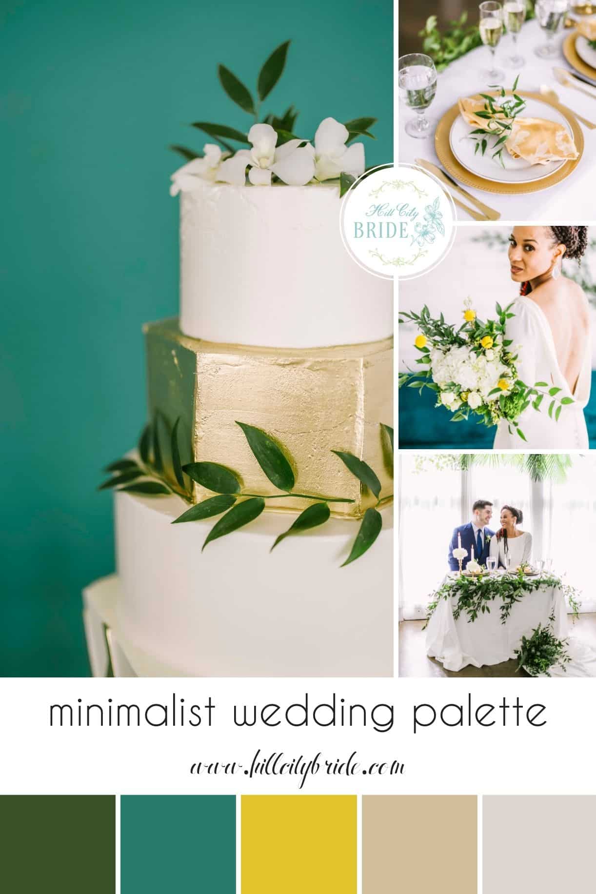 Minimalist Wedding Color Palette