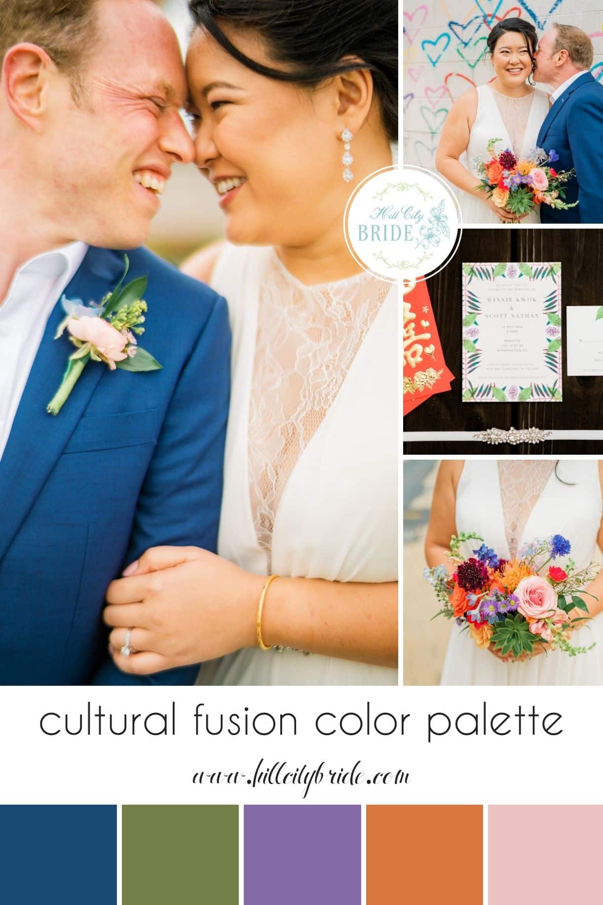 Colorful Wedding Color Palette