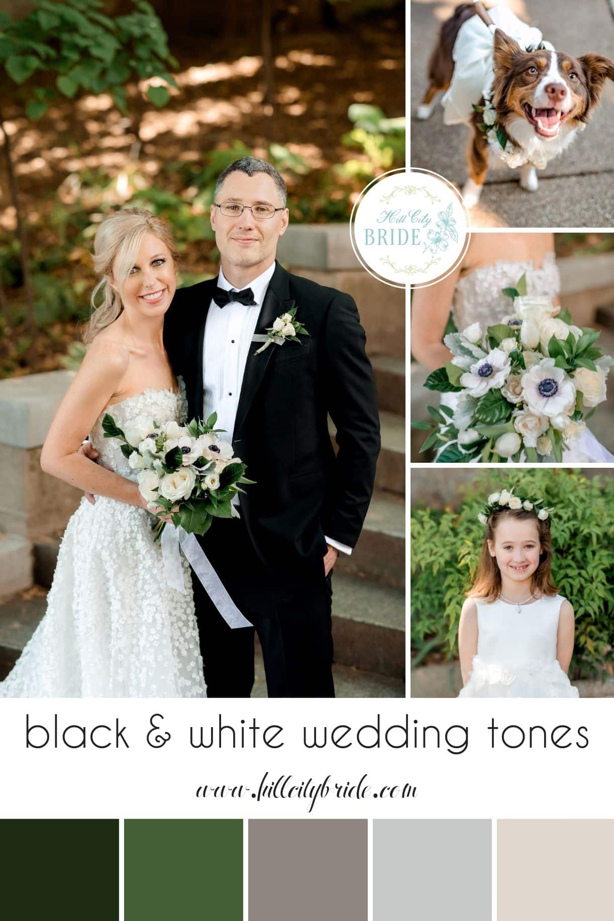 Black and White Wedding Color Scheme