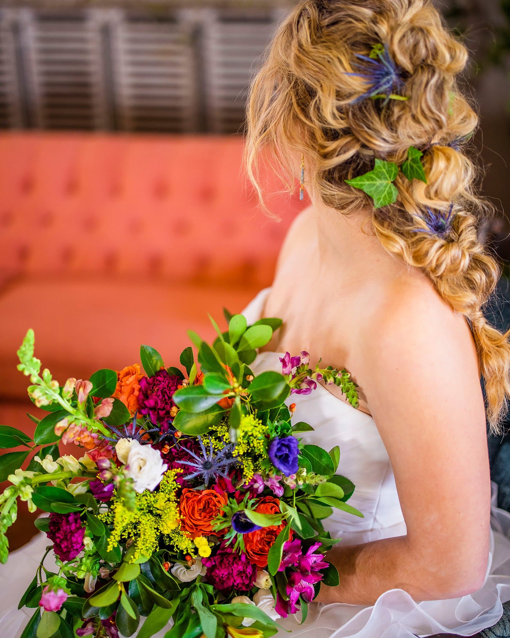 Colorful Wedding Ideas Hair