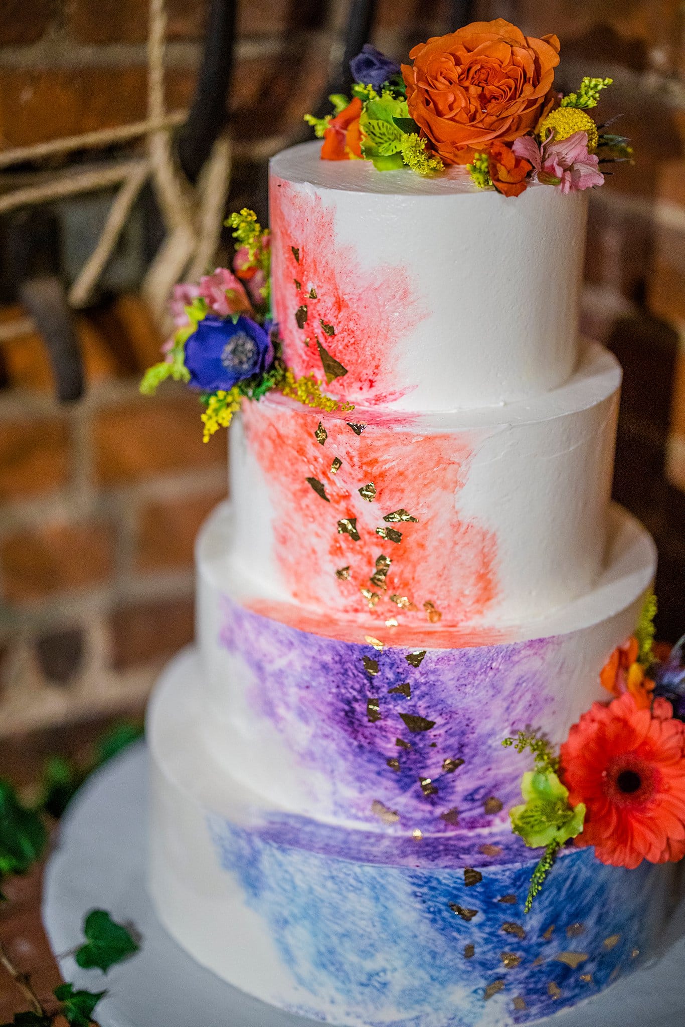Colorful Wedding Ideas Cake