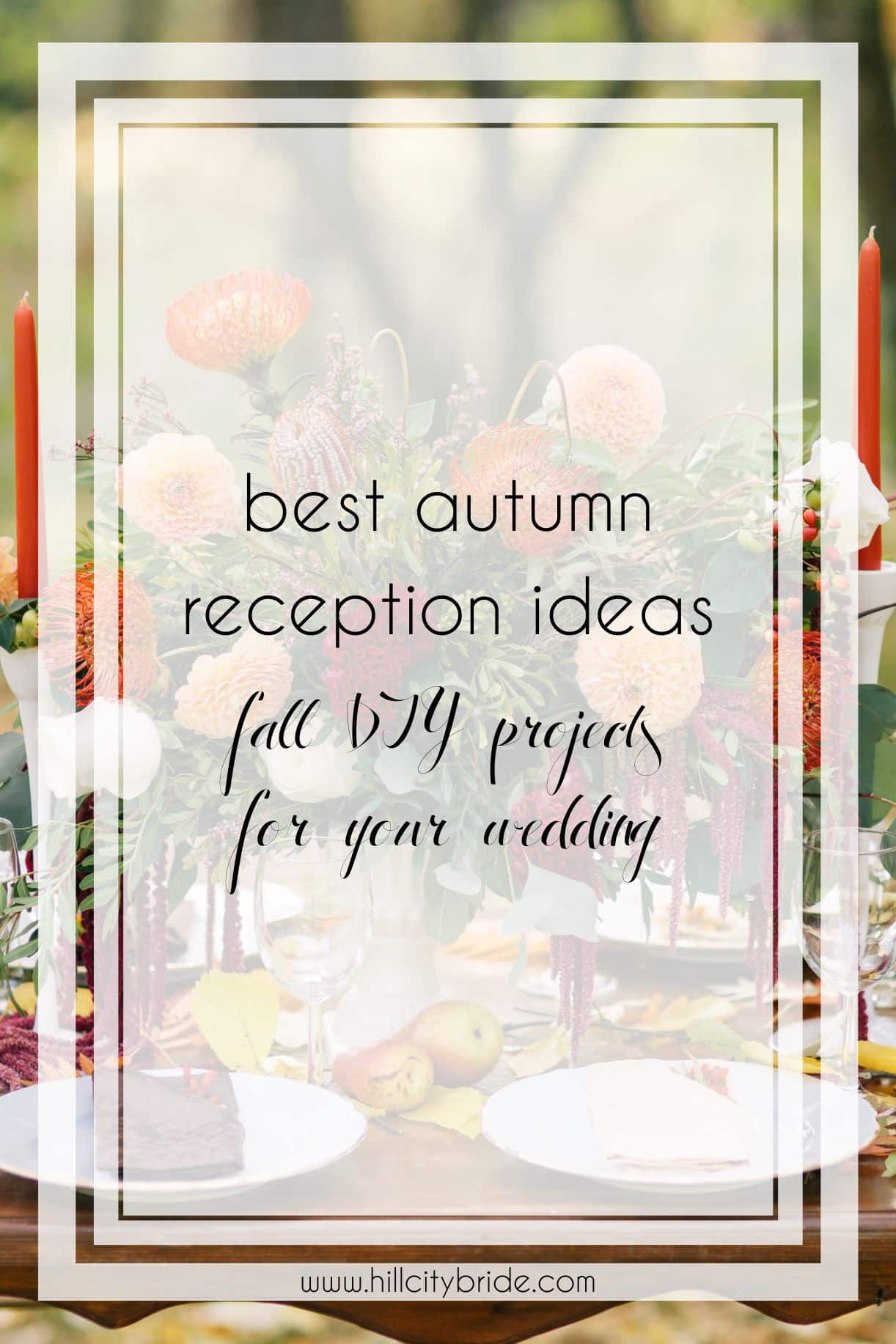  Best Fall Recipes and DIY Fall Crafts for an Autumn Reception