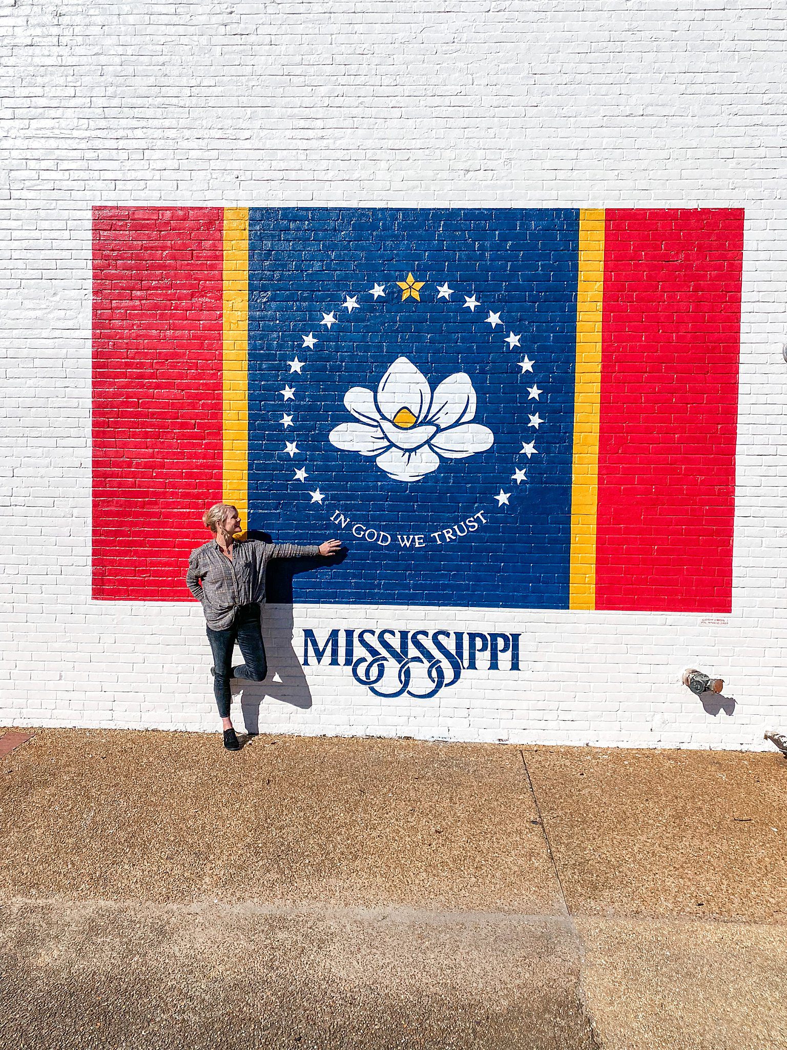 Mississippi Flag Mural Tupelo