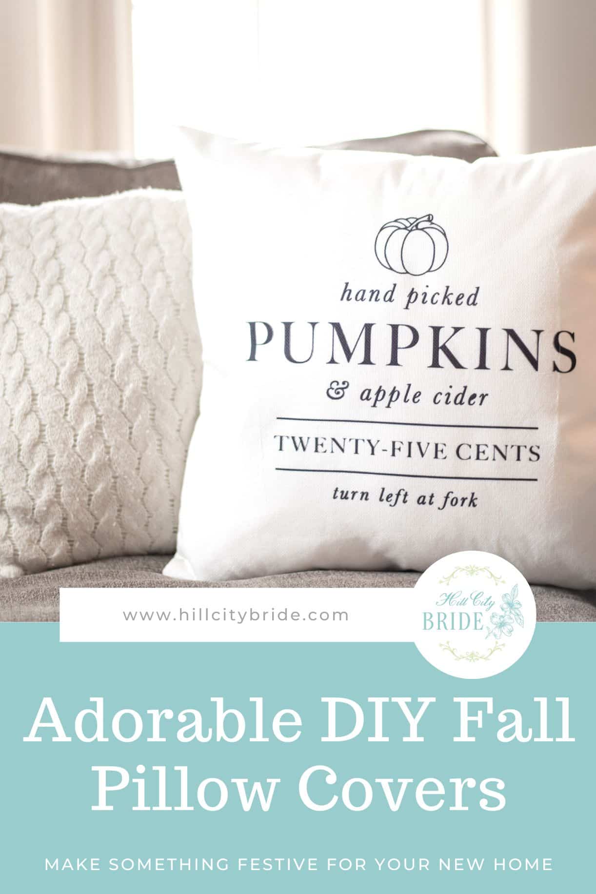 How to Make DIY Fall Pillow Covers