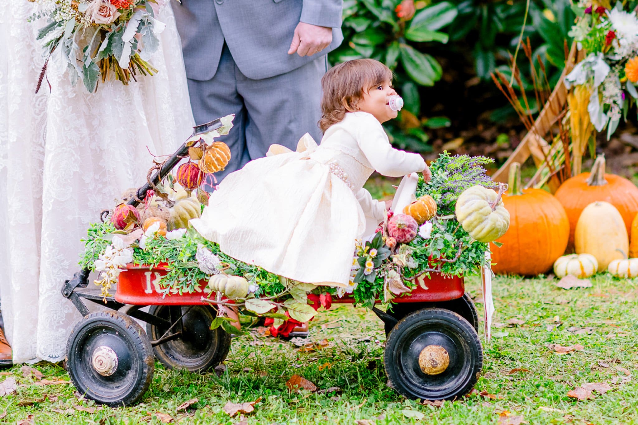 Wedding Wagon Flower Girl
