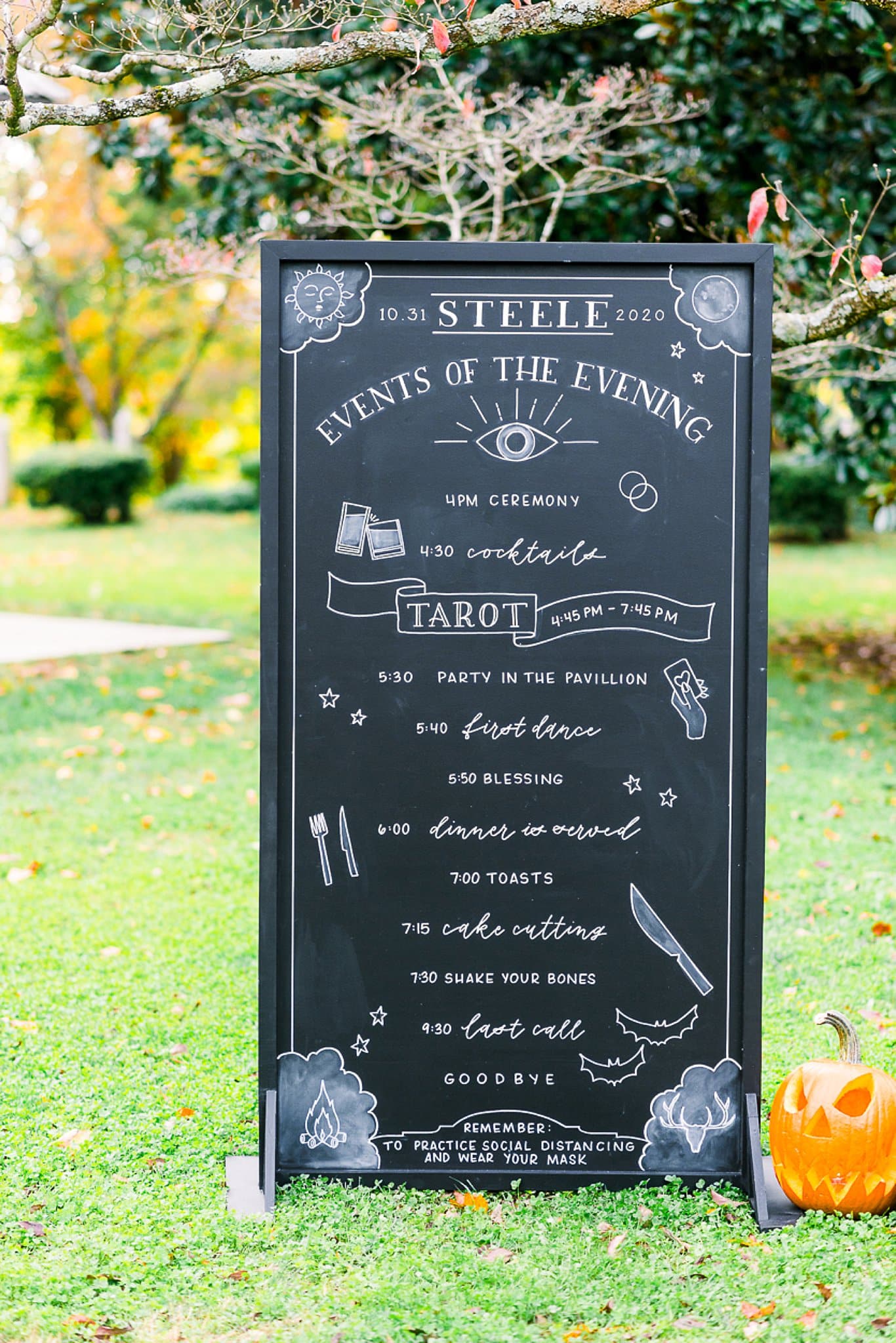 Wedding Sign Halloween