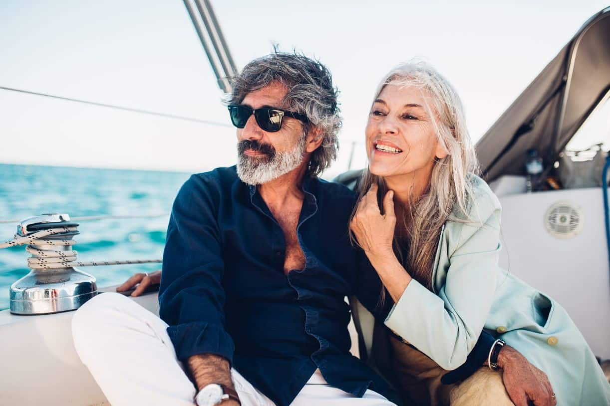 Older Couple on Boat