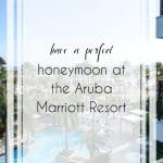 Honeymoon at Aruba Marriott Resort