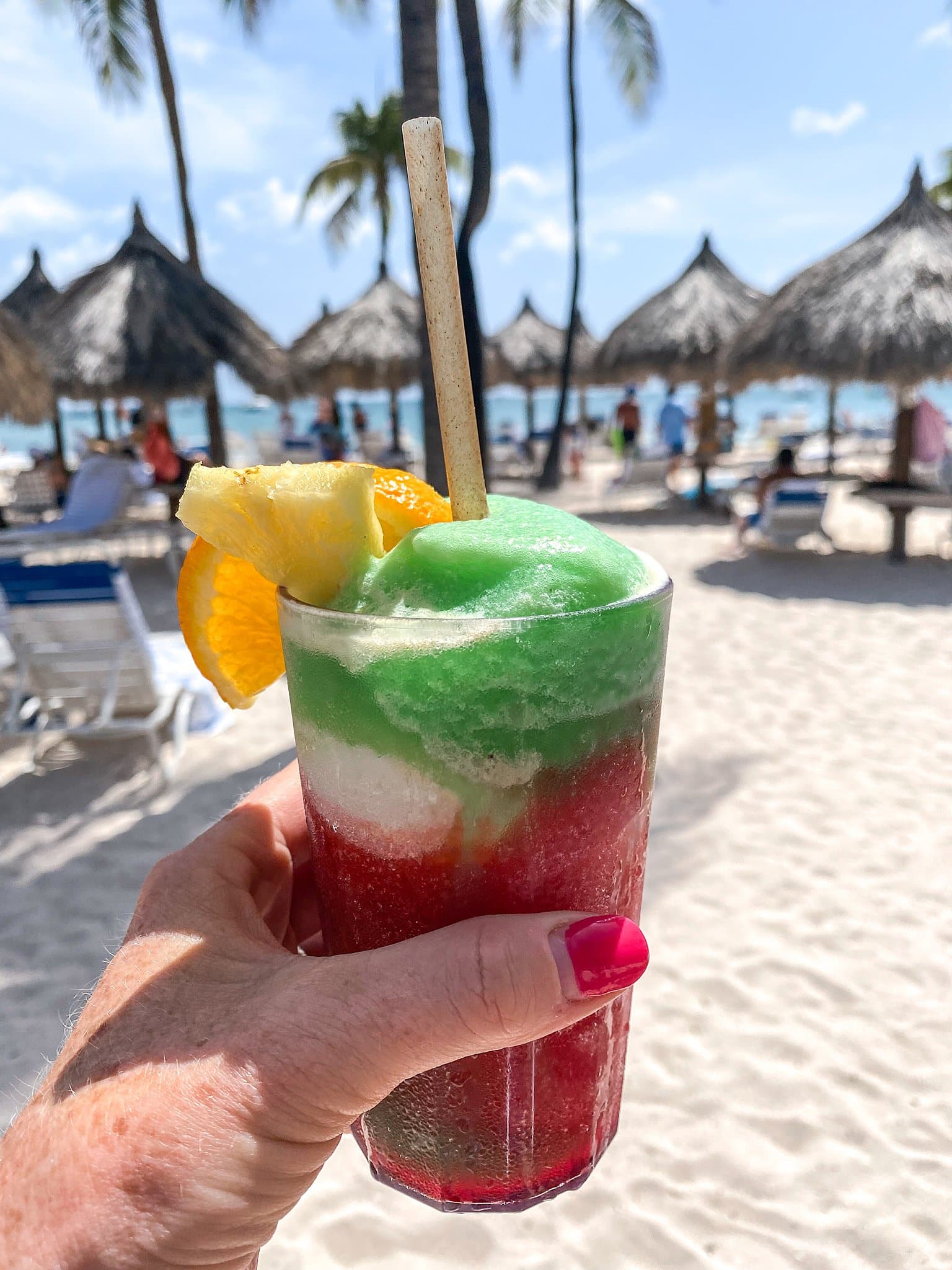 Aruba Marriott Beach Drinks
