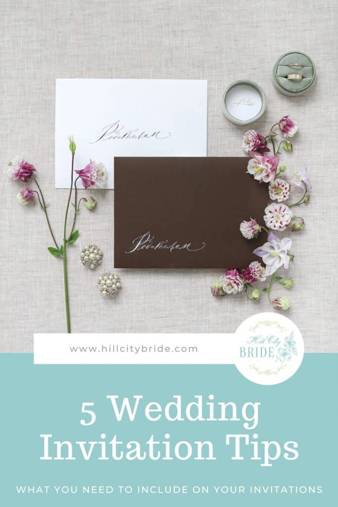 5 Very Essential Things to Include on Your Wedding Invitations