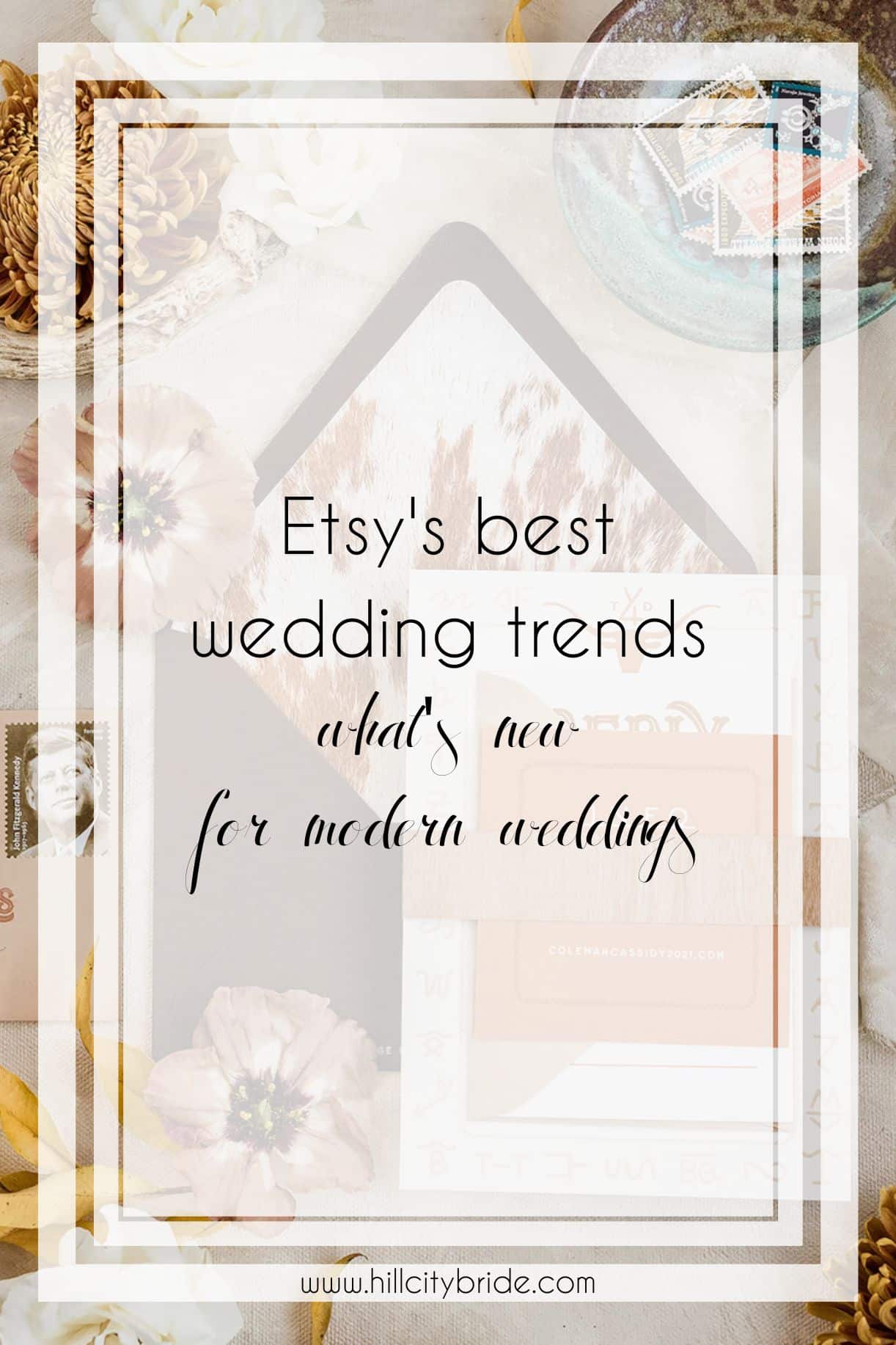 Etsy's New Wedding Trends