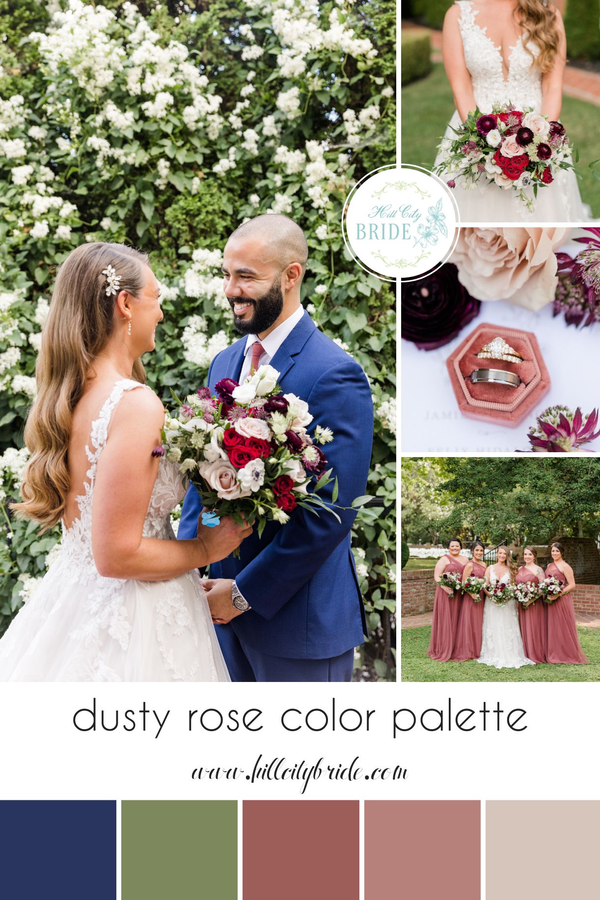 Dusty Rose Wedding Color Palette