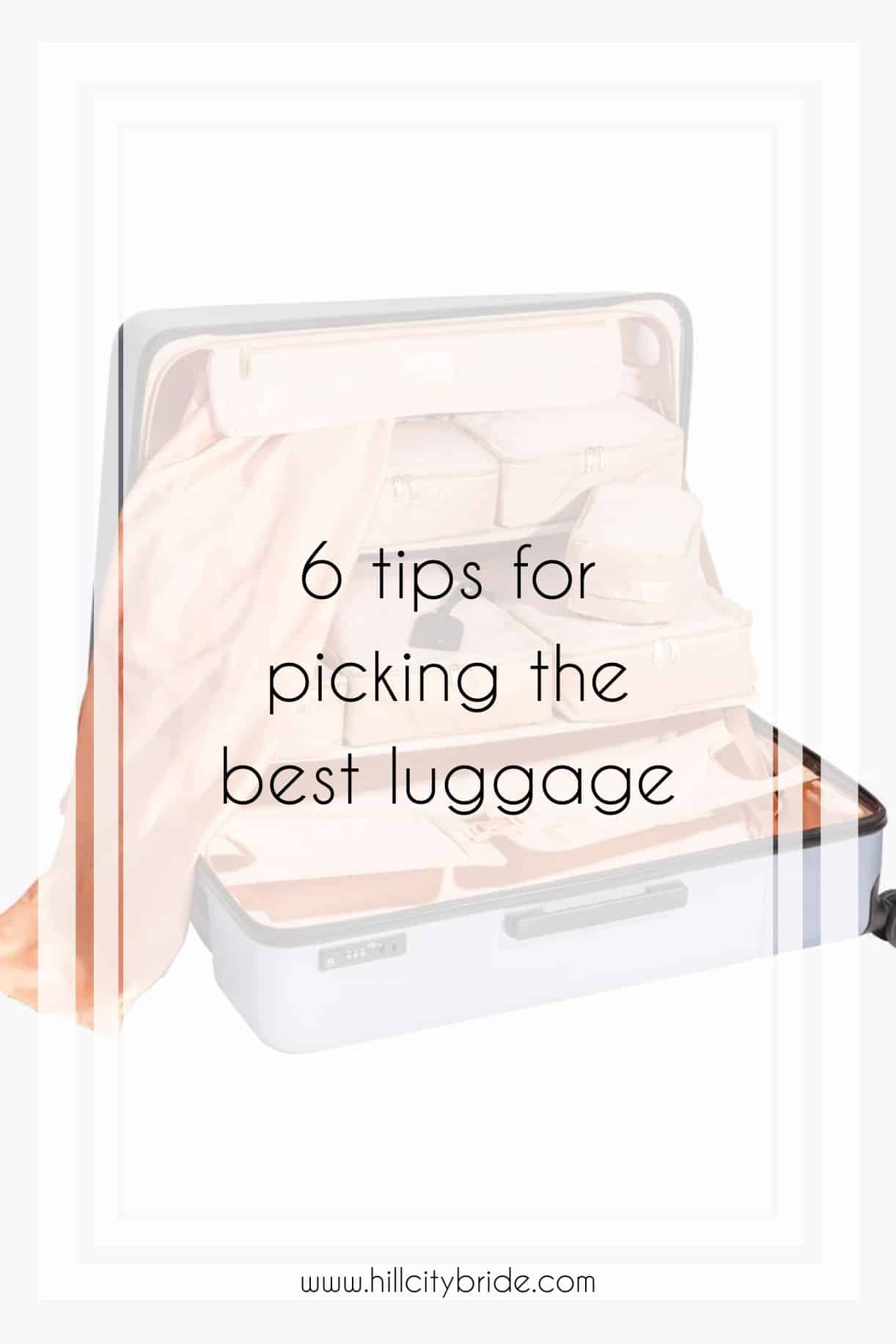 How to Pick the Best Luggage