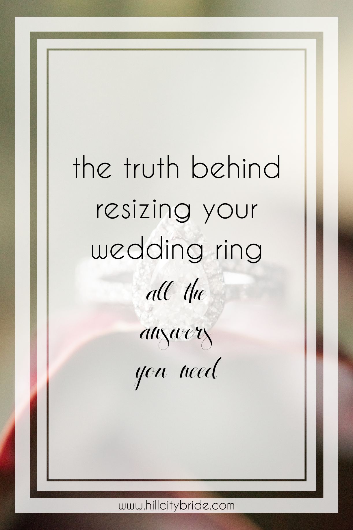 Can Wedding Rings Be Resized After the Big Day?