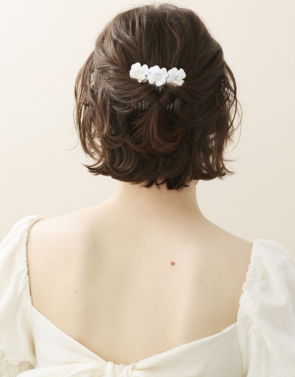 White Wedding Bridal Hair Accessories