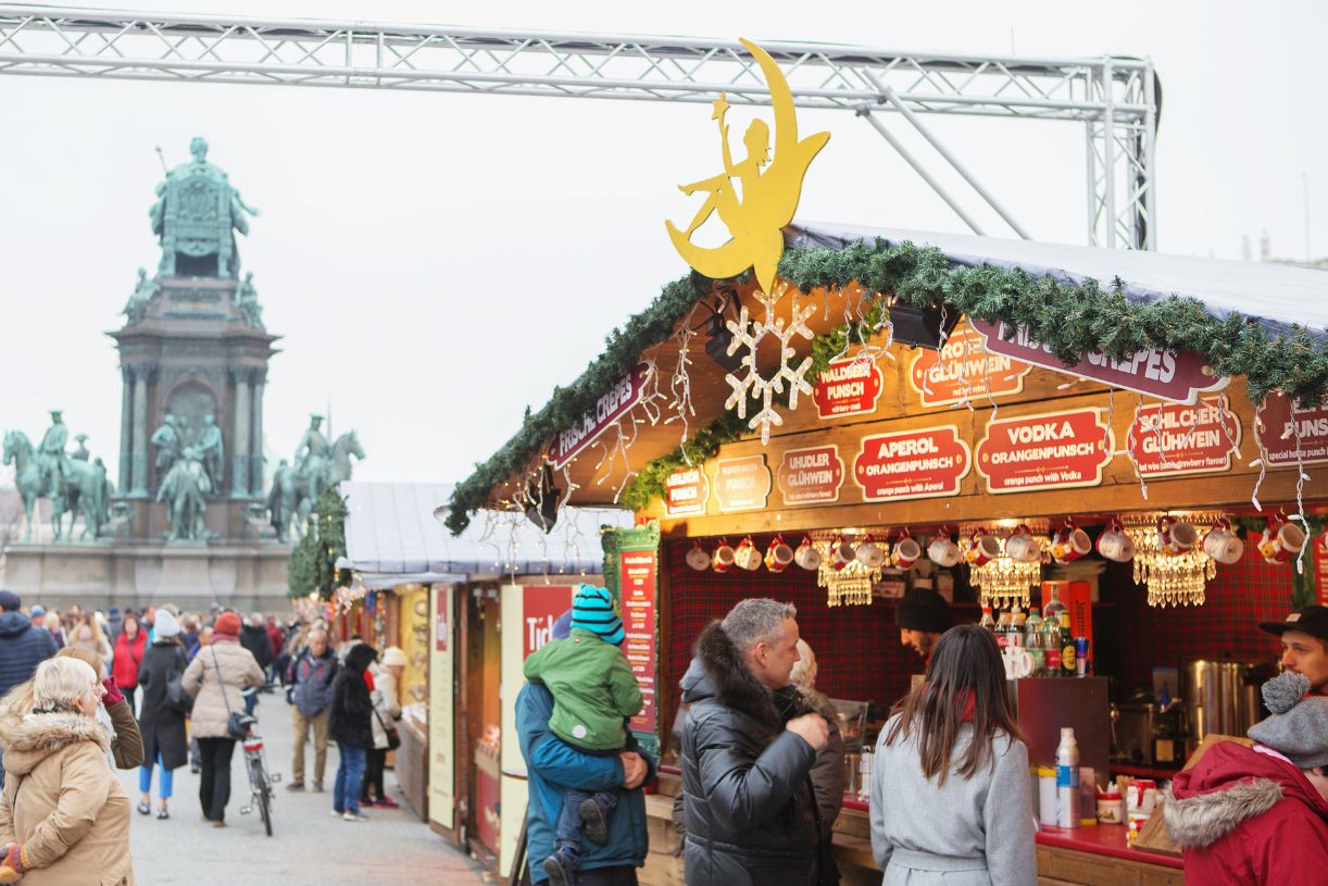 Christmas Market in Vienna Austria