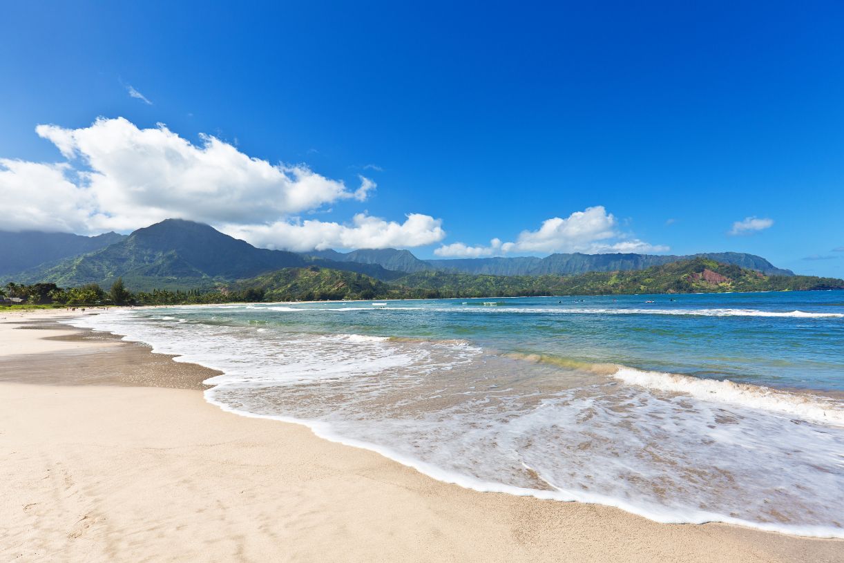 Hanalei Beach Honeymoon in Hawaii Kauai