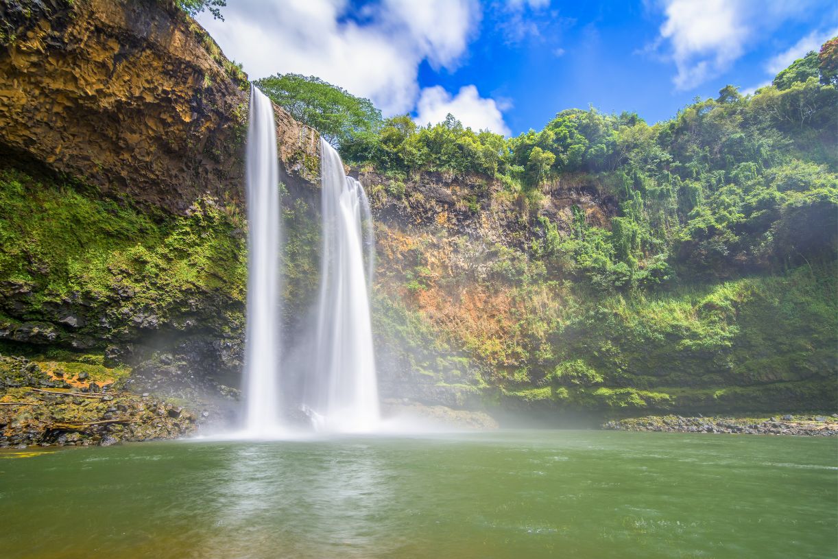 Wailua Falls Kauai Hawaii Romantic Trip