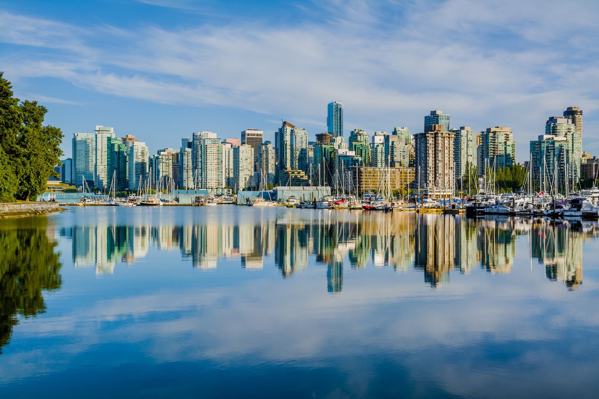Vancouver Canada Reflection on Water