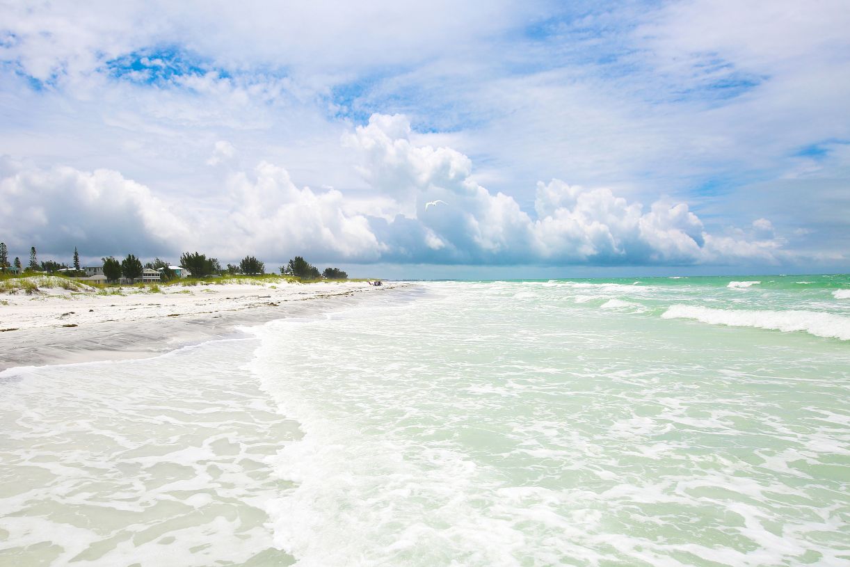 Honeymoon in USA Anna Maria Island Florida Beachline